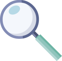 虫眼鏡のアイコン